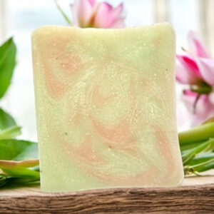 Pink Lily and Bamboo Triple Butter and Coconut Milk Soap